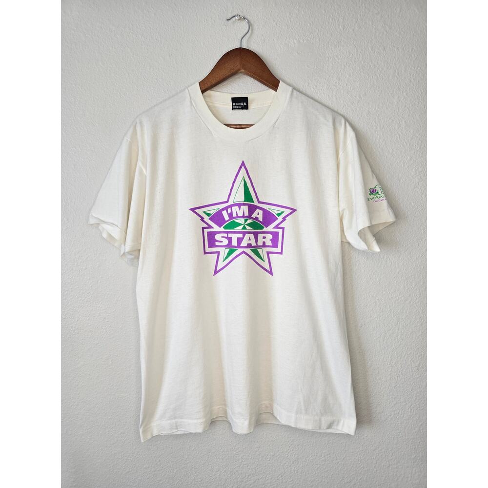 Vintage Im A Star Shirt Screen Stars White XL Memorial Hospital Tee 1990s